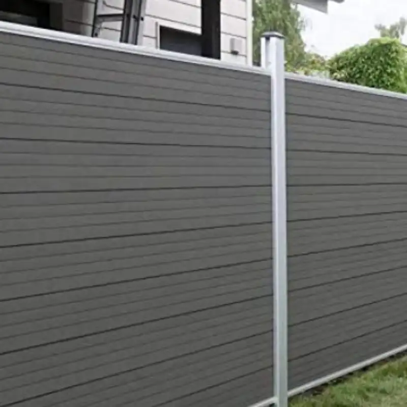Flat WPC Garden Fence for Private Yard