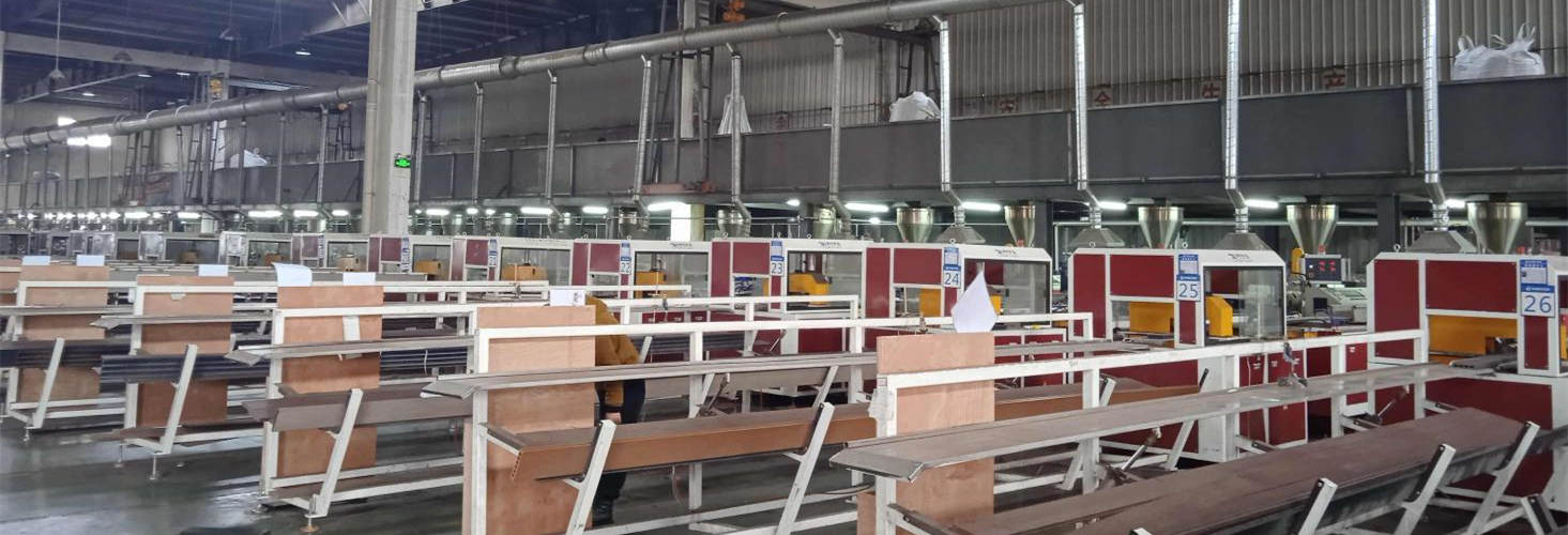 PVC fence production line