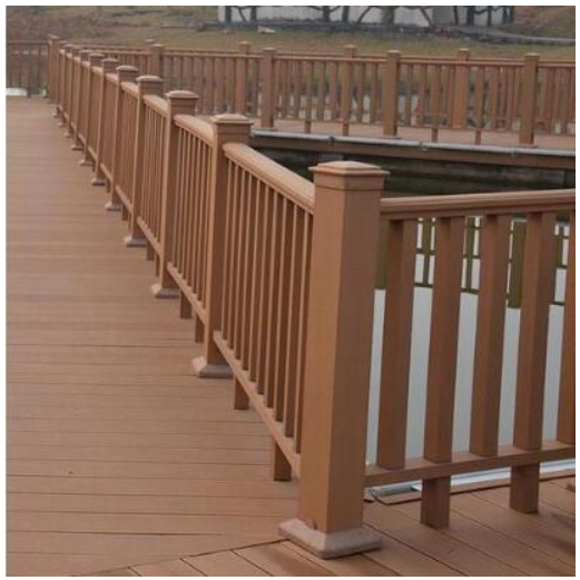 Landscape commercial and residential WPC outdoor composite guard rail