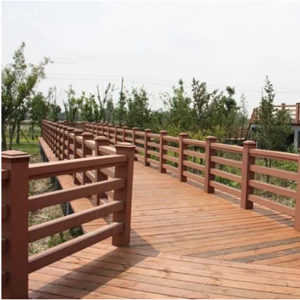 WPC Fencing Wood Plastic Composite Railing for Outdoor Hot sell in Finland