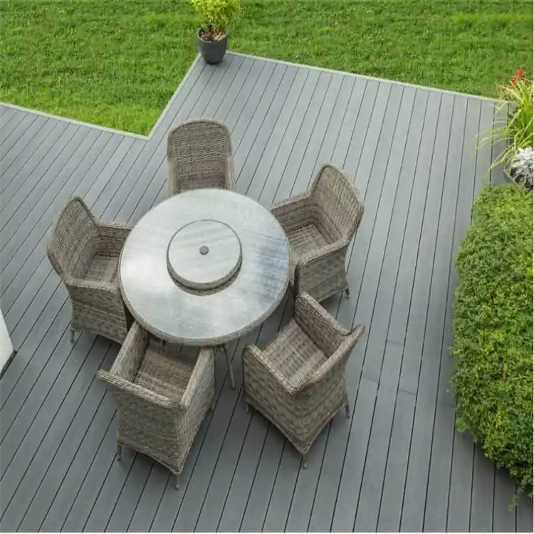 Wood Plastic Composite (WPC) Flooring for Courtyard Patios