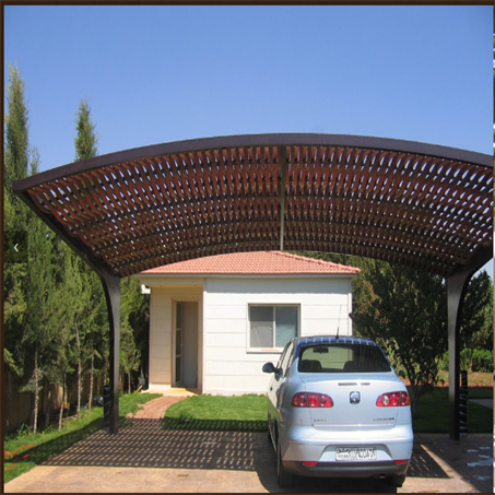 Outdoor WPC Pergola,for road side refreshment area