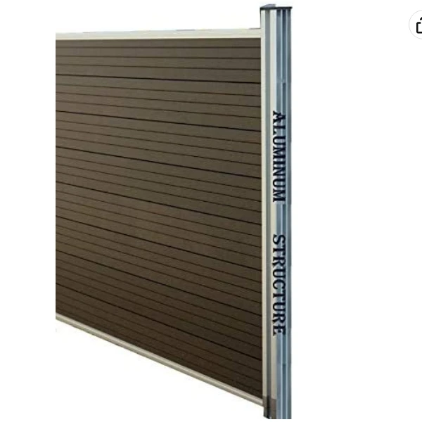 Customized WPC fence panels for residential fencing