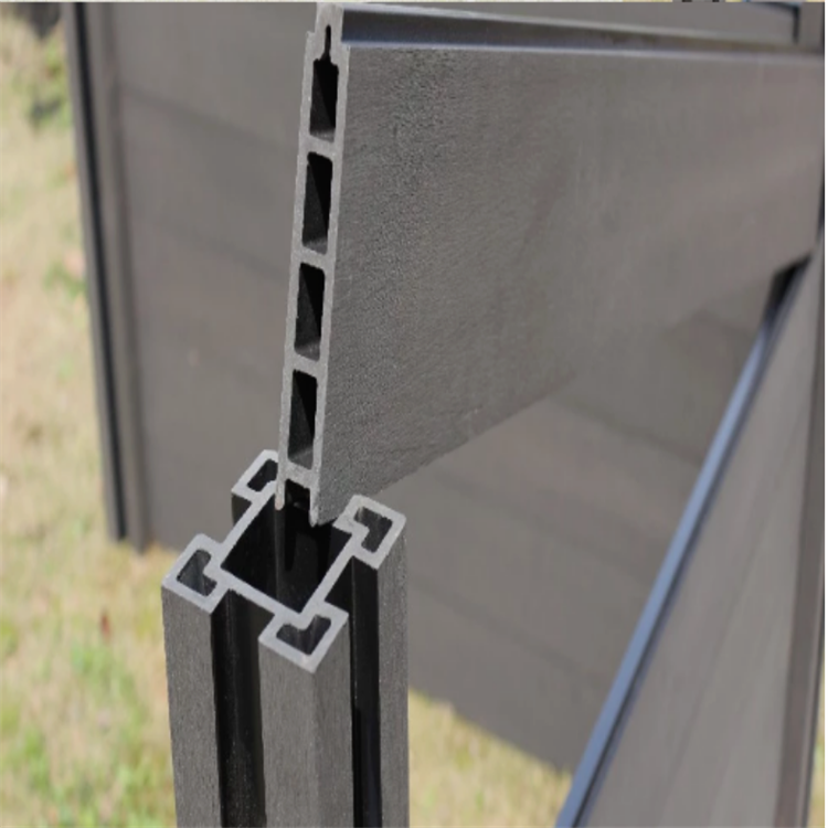 WPC composite fencing also called WPC fence panels popular in European
